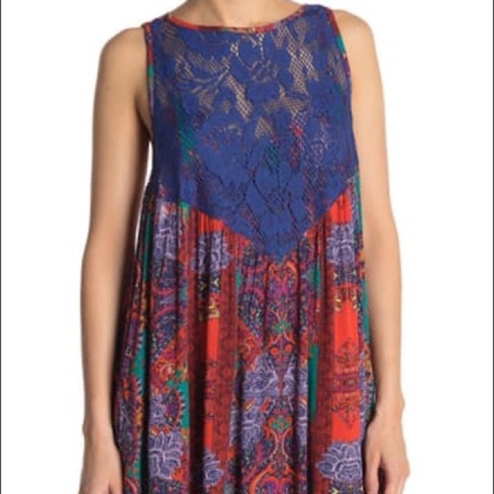 Free People Count Me In Trapeze Top NWT - Picture 2 of 8